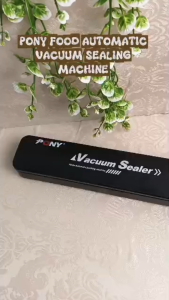 Pony Vacuum Sealer Machine Food Sealer Packaging Automatic Vacuum Machine Embossed Plastic Bag Mesin Vacum Makanan 真空包装机