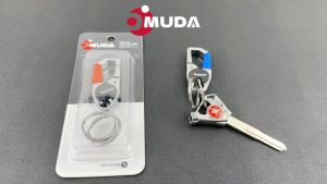 OMUDA Motorcycle Stainless Alloy Metal Keychain Couple Key Holder Souvenir 3747 - Upgraded Version