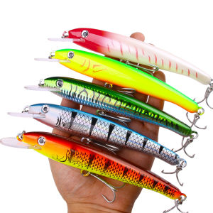 1pc  28.8g  43.8g Heavy Weight Fishing Lure Minnow Artificial Hard Baits Wobblers Tackle Pesca Carp Pike Walleye Sea Fishing