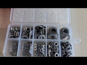 180/360PCS M2-M10 Stainless Steel Flat Washer Plain Washer Flat 304 Gasket Ring