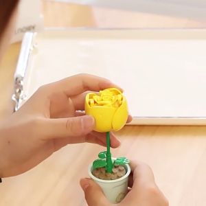 FR-M344 Mainan Edukasi DIY Florist Tanaman Pot Building Block Nano Bricks / Balok Susun Pot Bunga Balok Susun Ramah Lingkungan Mainan Untuk Motorik Halus Hadiah Ulang Tahun Anak - Lazada