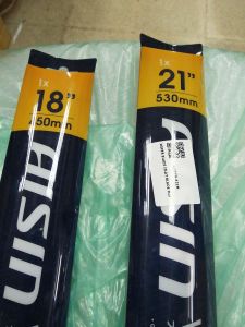 ใบปัดน้ำฝน ใบปัด ปัดน้ำฝน AISIN ขนาด 18นิ้ว 450มมและ 21นิ้ว 530มม 2ใบ แบบขอเกี่ยว