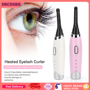 DECINIEE Portable Electric Heated Eyelash Curler USB Rechargeable Curler Lasting Eyelash Ironing Makeup Curling Tool Beauty Accessories
