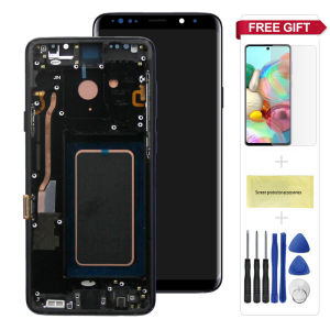 For Samsung S9 Plus Super AMOLED Display Screen LCD G965F G9650 Digital Touch Screen with Frame Assembly Replacement