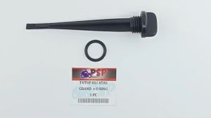 Tutup Oli Atas Grand (Hitam) - Penutup Colokan Oli Oil Mesin + Seal Sil Oring O Ring Honda Astrea