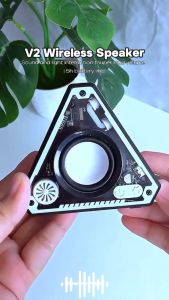 V2 nirkabel mechasegitiga segitiga bluetooth audio bluetooth subwoofer speaker portabel luar ruangan