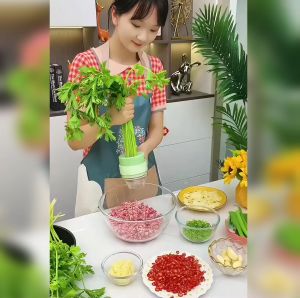 Electric Food Chopper -  Easy to Use Handheld Electric Vegetable Cutter Portable Slicer Rechargeable Garlic Chopper USB