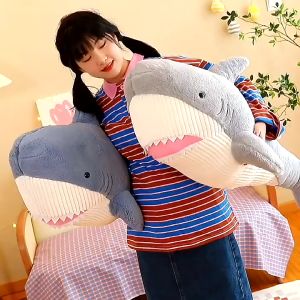 Soft Toy Shark Plush Pillow Stuffed Animal Toy Doll Childrens Gift Gift Ocean Animal!