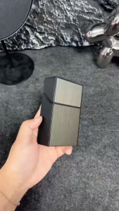 USB Rechargeable Flameless Windproof Lighter Case Box Holder for 20 Units Free USB Cable Included BLU