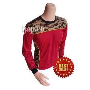 Baju kaos Lapangan Pramuka Putri / Wanita - Penguin Maroon