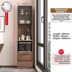 HANYUAN | Modern Minimalist Slate Multifunctional Storage Cabinet