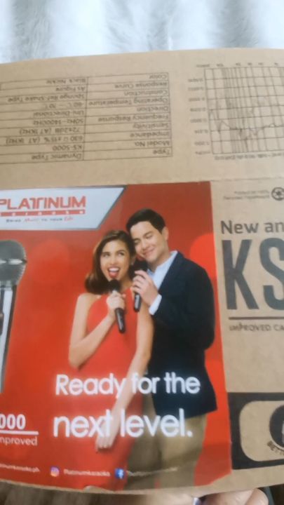 ORIGINAL NEW! KS-5000 Platinum  Wired Microphone (10Meters)Heavy Duty, Reliable and High Performance ✅100% Original Platinum Karaoke KS-5000 High-End Dynamic Wired Mic