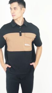 Forest Premium Weight Air-Cotton Oversized Polo Tee Men Casual | Baju T Shirt Lelaki - 621367