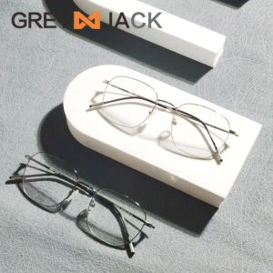Grey Jack Kacamata Antiradiasi Blueray Gadget Bahan Metal Ringan Simple Pria Wanita Bisa Minus Anti Radiasi Photocromic Bluecromic 90061