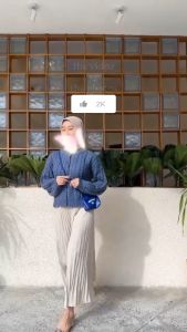 Rok Plisket Mayung Tebal Casual - Pleated Skirt Hyget Premium Tebal Part 3 Rok Wanita Panjang Casual