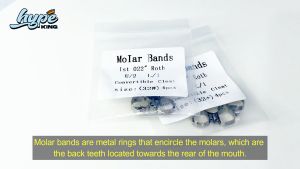 Hypeking 4sets Kits Molar Band 0.022 Roth Cleat