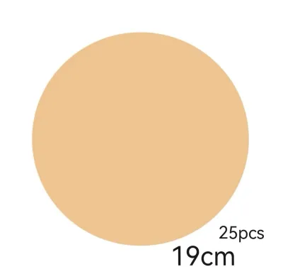 12/25sheets 160gsm Round cardboard kraft paper black cardboard 圆形卡纸牛皮纸黑色卡纸美术色卡纸加厚硬纸手工