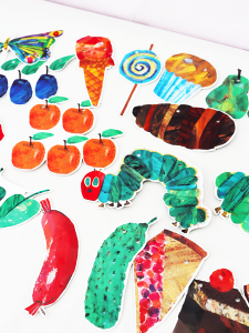 Hungry Caterpillar Picture Book Colorful Flags Hanging Flag String Flags Kindergarten Environment Creating Materials Layout Classroom Decoration Early Education