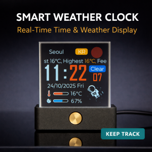 Smart Crypto Price Display WiFi Digital Ticker Real-Time Cryptocurrency Monitor Desktop Gadget