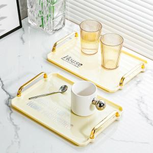 High-end Luxury Rectangular Tray Plastic