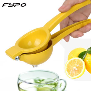 Fypo เครื่องคั้นน้ำมะนาวแบบพกพาเครื่องเครื่องคั้นน้ำผลไม้ออร์นาจที่คั้นเลมอนด้วยมือ Buah-Buahan Segar ทำด้วยมือเครื่องมือทำเครื่องดื่ม DIY
