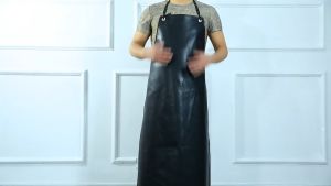 ( Đủ mẫu ) Tạp dề & Tay áo Nhà Bếp chống thấm nước chất liệu da PU chất lượng cao Dành cho Đầu Bếp Nhà Hàng Khách Sạn