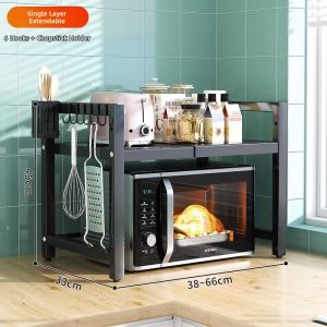 Adjustable Double Layer Kitchen Storage Rack