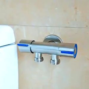 advanced 304 stainless steel two way angle valve 1/2 "angle valve with ring cover used for Faucet