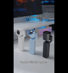 Aecooly Portable Handheld Fan AirGimbal 220° Adjustable 5 Speed Pocket Fans