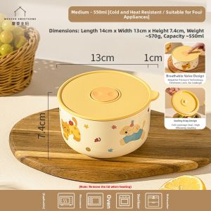 MODERN SWEETHOME | Microwave Safe Sealed Freshness Bento Box