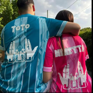 JUL Maillot TOTO Et Ninetta Jersey Mens And Women Trendy Rap Culture Print T-shirts Breathable Football Training Mens T-shirt