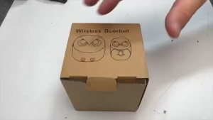 Daytech Wireless Doorbell Cute Owl Weatherproof IP55 4 Levels of Volume Long Wireless Range DB48
