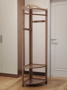 DONGMU | Space-saving Corner Bedside Table and Hanger Combination