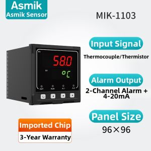 MEACON | Digital PID Controller with Pt100 and K-Type Thermocouple Compatibility High Precision