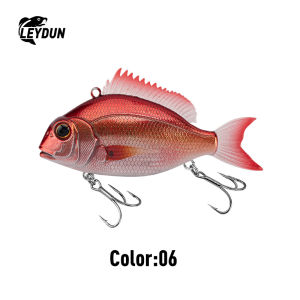 LEYDUN VIB Soft Fishing Lures 11g 24g 30g Lifelike Design Dynamic Swimbait Vibration Sinking Winter Sea Fishing Baits Wobblers