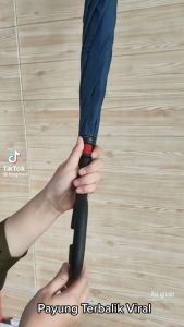 Payung Terbalik Reverse Umbrella Payung Mobil Besar Gagang C