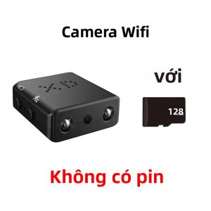 Camera IP Wifi Mini V380 1080P HD Máy Quay Giám Sát An Ninh Trong Nhà Có Tầm Nhìn Ban Đêm Máy Quay Video Âm Thanh Không Dây Micro Cam