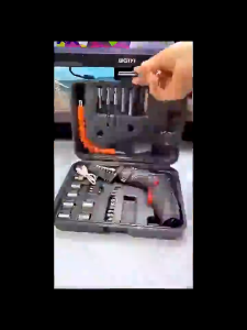 Máy Bắn Vít Cầm Tay 47 Chi Tiết Phụ KiệnMáy Khoan Pin Mini Đa Năng 2 Chiều Kèm Hộp Đựng và Cáp Sạc