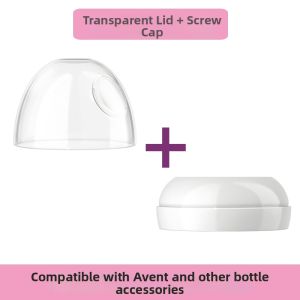 Philips Avent Compatible Bottle Lid Dustproof Sealed Milk Storage Feeding Bottle Parts Universal Baby Supplies Wide Mouth PP Material