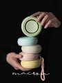 Portable Folding Silicone Water Cup HOLOHOLO Outdoor Travel Camping Coffee Cup Heat Resistant Compression  Style 200ml. 