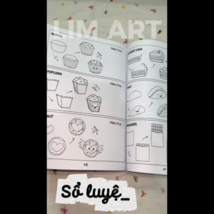 Sổ Tô Màu Đa Chủ Đề Coloring Book 24 Tờ Khổ 20x20cm & A4 21x29.7cm LIM ART