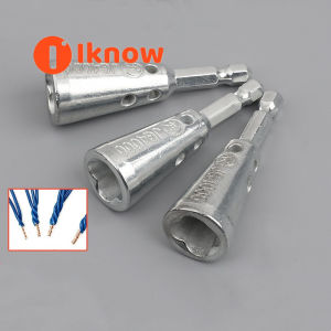 I know Electricians quick twisting Fried Dough Twists wire splicer wiring terminal full automatic wire splicer wiring tool（1pcs）