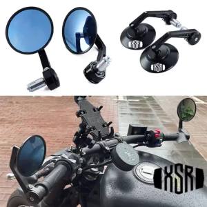 For YAMAHA XSR700 XSR 700 XSR900 XSR 900 XSR125 155 1 Pair 7/8 22mm Motorcycle Bar End Mirrors Retro Handlebar Tip Rearview