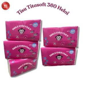 5 pcs Tisu tita soft 360 lembar 2ply - DAPAT LIMA
