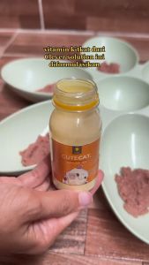 Clever Solutions - CUTE CAT (Vitamin Penggemuk dan Bulu Kucing Penumbuh Bulu Kucing Pelebat Bulu Obat Bulu Kucing Rontok Penggemuk Kucing Cat Fattener Cat Food Pakan Kucing Makanan Kucing Pelet Kucing Wet Food) - Lazada