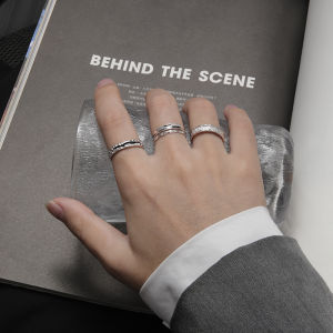 KELANXI | Trendy High-end Single Ring 925 Silver