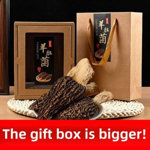 Large Size Dry Morel Mushrooms Gift Box Set First Harvest Elderly Gifts Practical Lijiang Yunnan Edible Agricultural Products