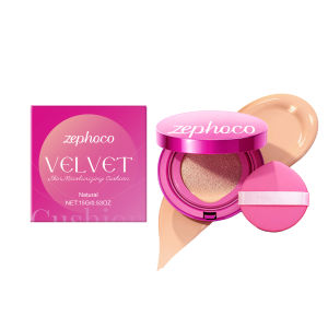 Velvet Air Cushion Foundation Oil-Control Waterproof Concealer Long-Lasting Natural Moisturizing Bb Cream Face Cosmetics Makeup