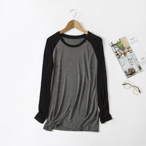 Modal Long-Sleeved Home Mens Old Man Shirt Autumn Clothes
