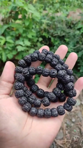 GELANG RUDRAKSHA HITAM JENITRI HITAM BLACK MURMER